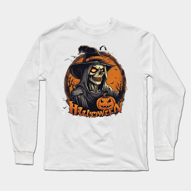 Halloween Long Sleeve T-Shirt by Art Worlds